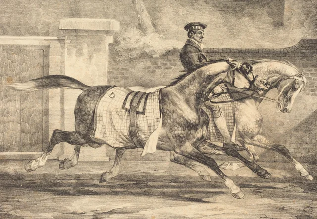 Horses Exercising, Théodore Géricault