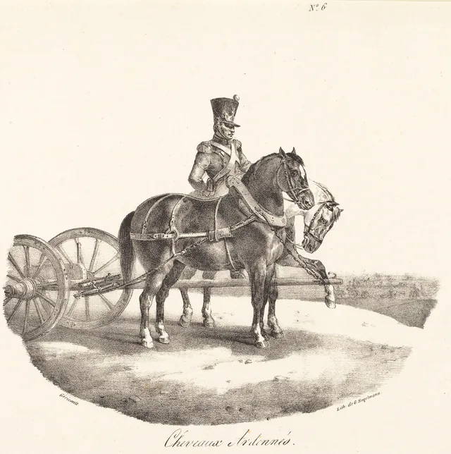 Horses of the Ardennes, Théodore Géricault