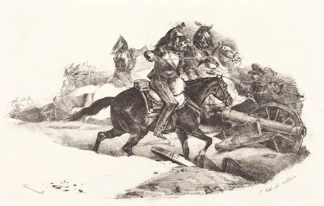 Cuirassiers Charging, Théodore Géricault