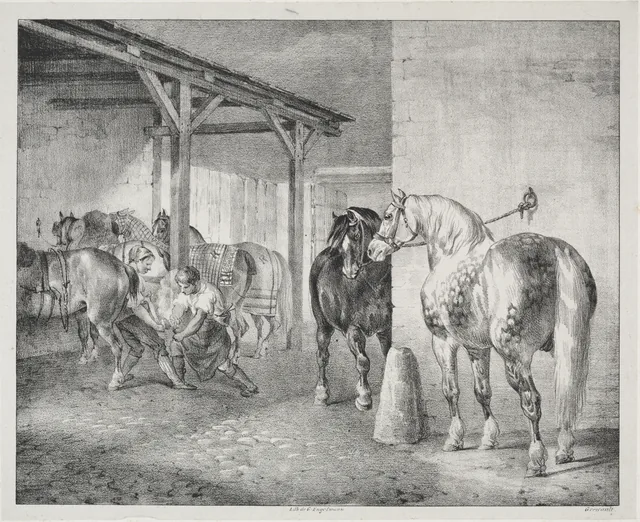 The Farrier's Shed, Théodore Géricault