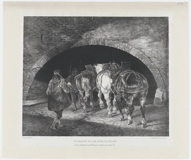 L'Entrée du quai d'Adelphi