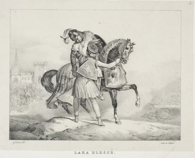 Lara Wounded, Théodore Géricault