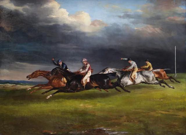 The 1821 Derby at Epsom, Théodore Géricault