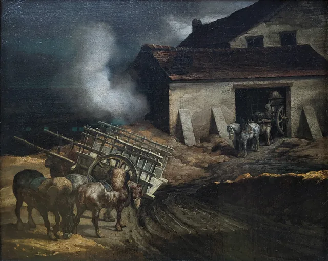 The Plaster Kiln, Théodore Géricault