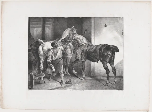 The English Blacksmith, Théodore Géricault