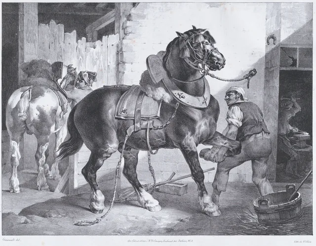 The French Blacksmith, Théodore Géricault