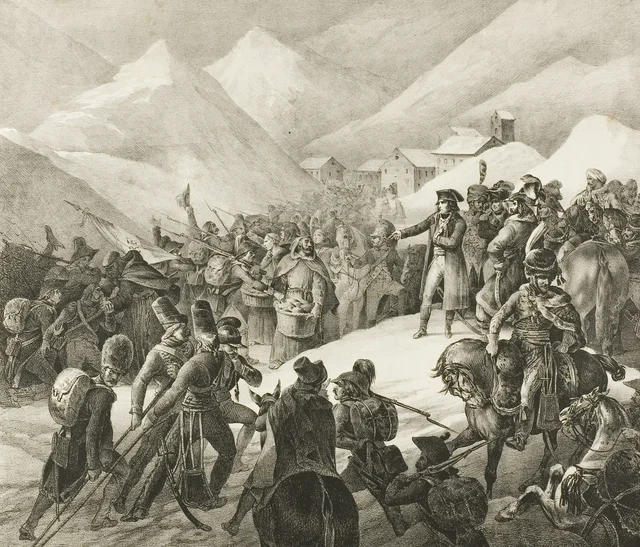A Passagem do Monte São Bernardo, Théodore Géricault