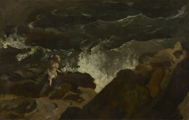 Shipwrecked on a Beach (The Tempest), Théodore Géricault