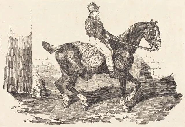 Groom Mounted on a Carriage-Horse, Théodore Géricault