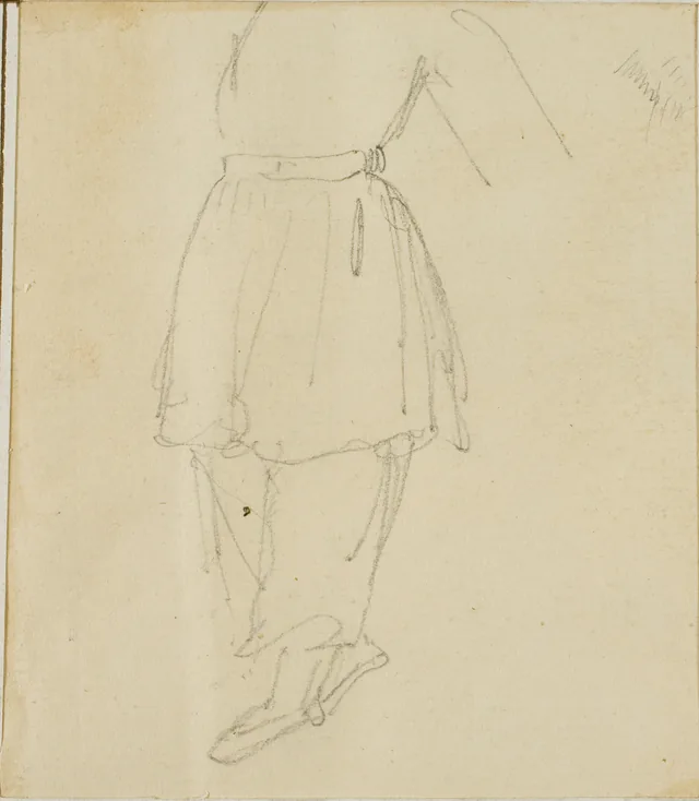 Lower Part of a Figure in Working Clothes