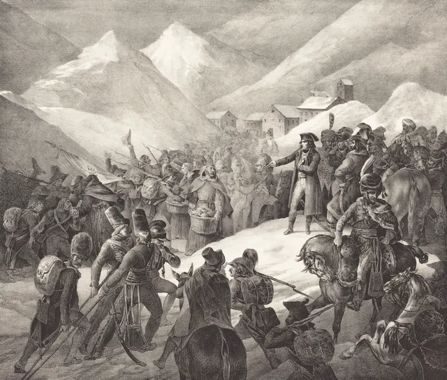 Passagem do Monte São Bernardo, Théodore Géricault