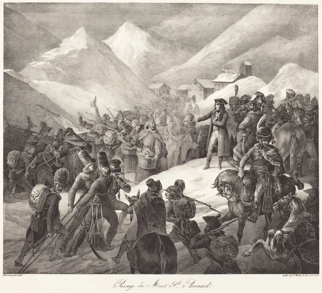 Napoleon's Army Crossing the St. Bernard Pass, Théodore Géricault