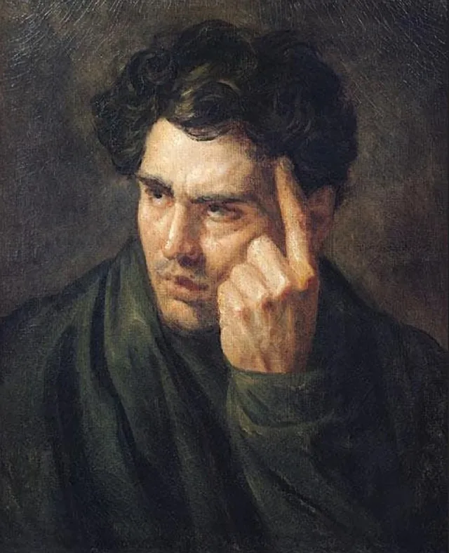 Retrato de hombre, Théodore Géricault