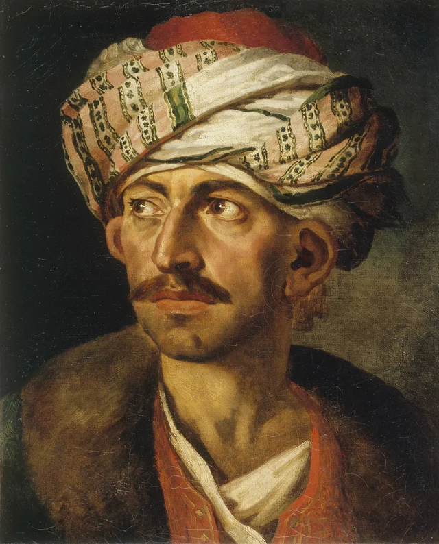 Retrato de hombre vestido de oriental, Théodore Géricault