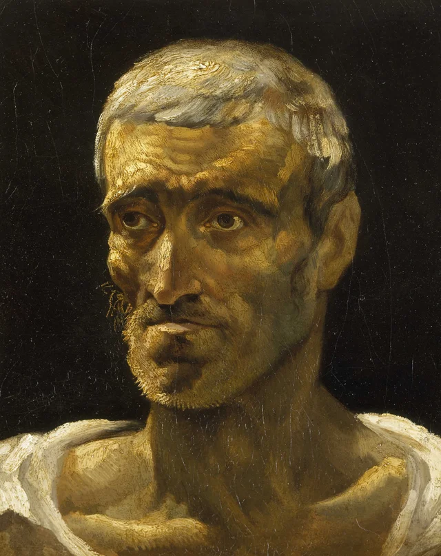 Retrato de un náufrago, Théodore Géricault