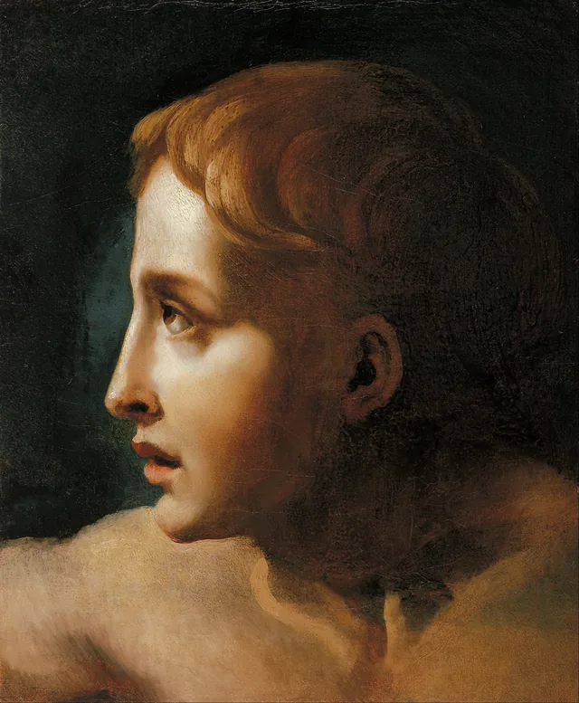 Tête de jeune homme
