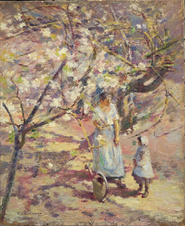 In the Orchard, Theodore Robinson