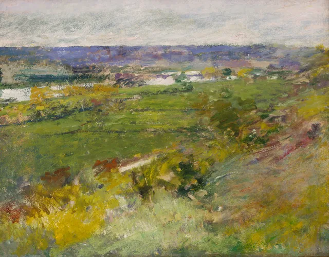 Study for "Valley of the Seine from Giverny Heights", Theodore Robinson