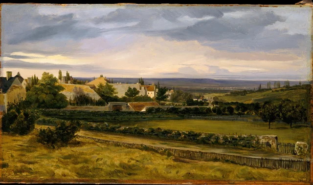 A Village in a Valley, Théodore Rousseau