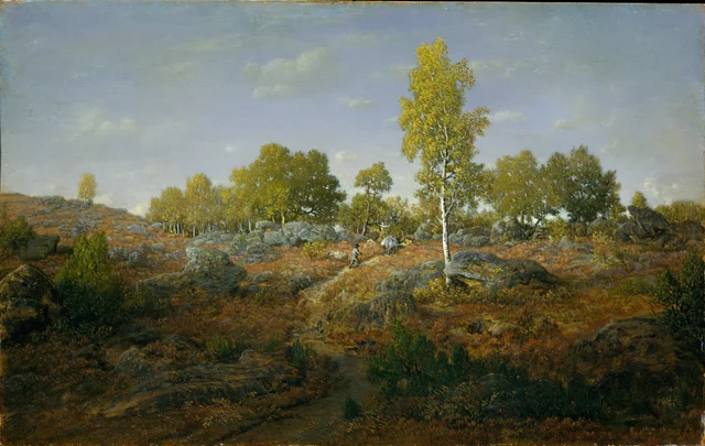 An Early Summer Morning in the Forest of Fontainebleau, Théodore Rousseau