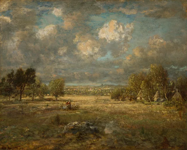Countryside in Picardy, Théodore Rousseau