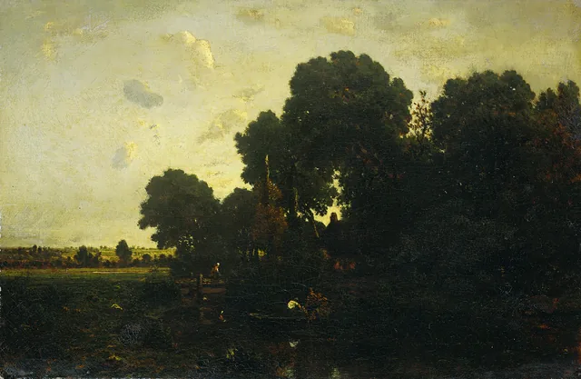 Dusk, Théodore Rousseau