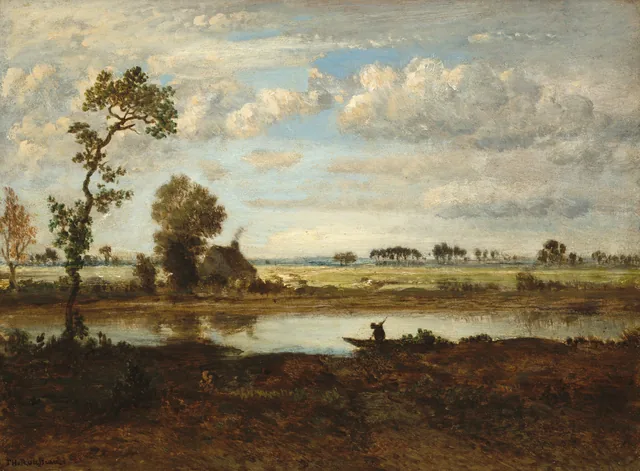 Landscape with Boatman