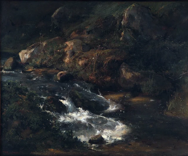 The Torrent, Théodore Rousseau