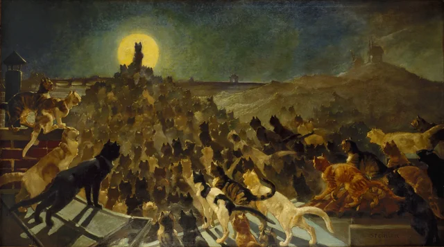 L'Apothéose des chats, Théophile Alexandre Steinlen