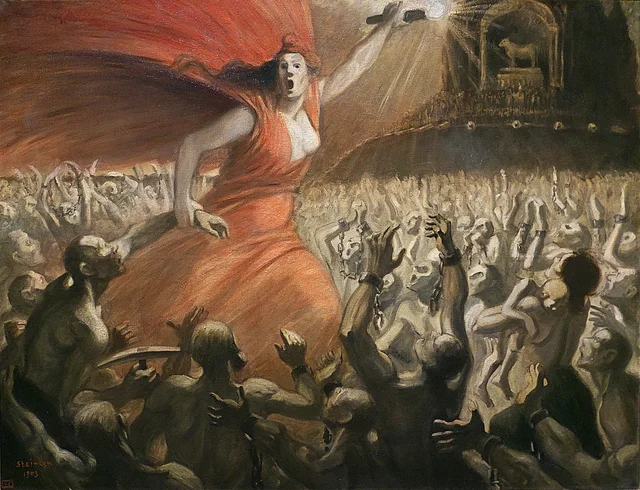 Le Cri des opprimés ou La Libératrice, Théophile Alexandre Steinlen
