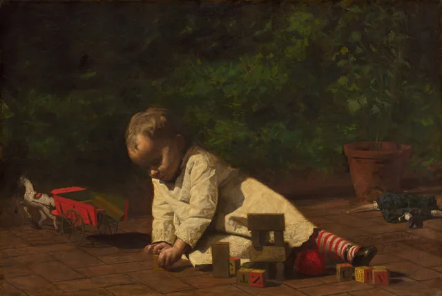 Baby at Play, Thomas Eakins