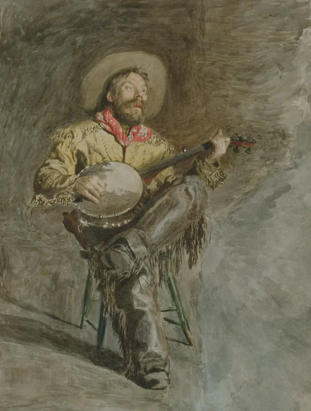 Cow-boy chantant, Thomas Eakins