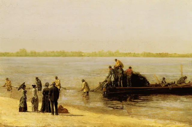 Shad Fishing at Gloucester on the Delaware River, Thomas Eakins