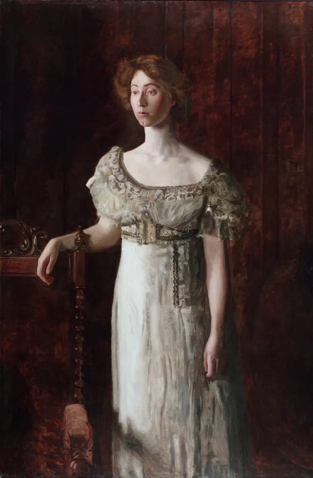 The Old-Fashioned Dress (Portrait of Helen Montanverde Parker)
