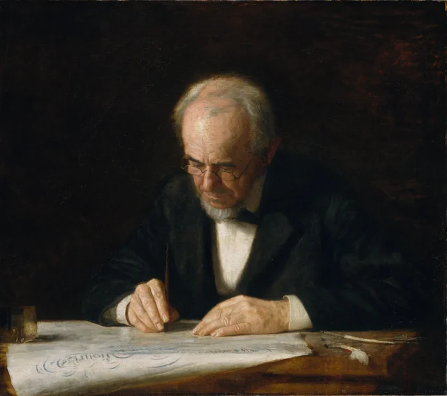 The Writing Master, Thomas Eakins
