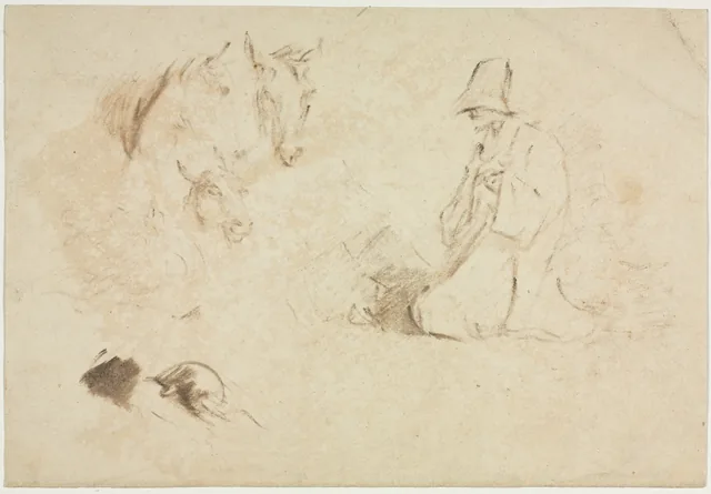 Esquisses : figures et animaux