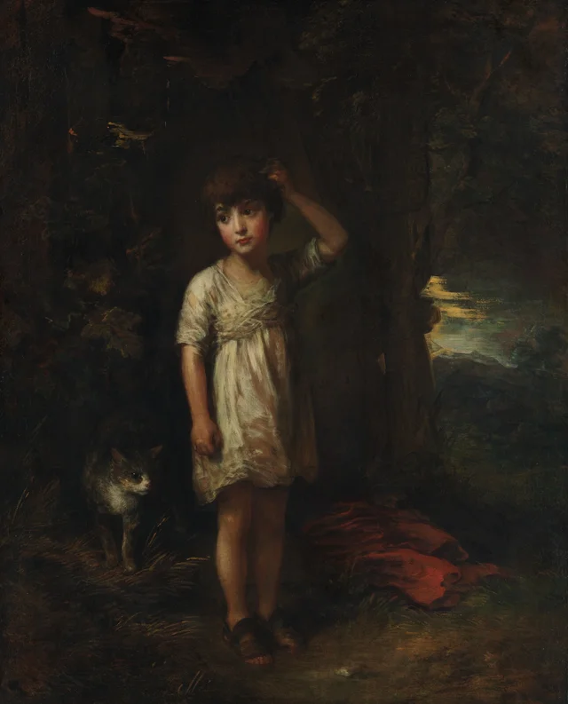 Muchacho con un gato, por la mañana, Thomas Gainsborough