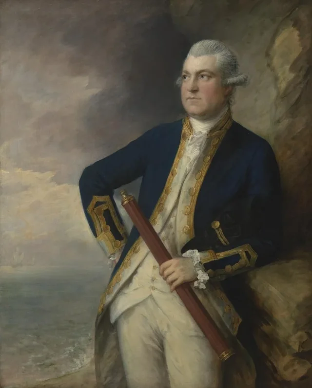 El almirante Sir Charles Thompson, baronet