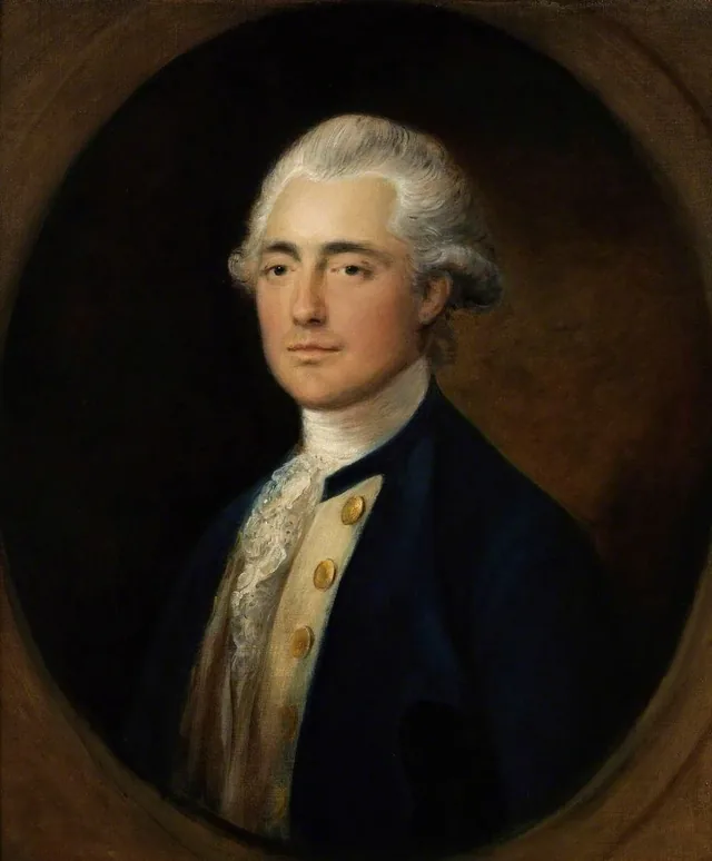 Le capitaine l'honorable John Whitmore Chetwynd (1754-1788), de la Royal Navy