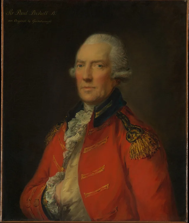 Le lieutenant-colonel Paul Pechell (1724-1800)
