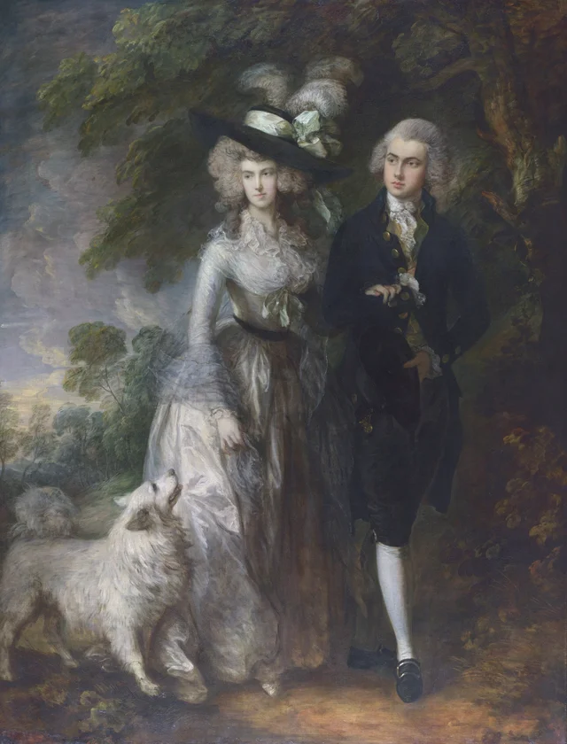 El señor y la señora William Hallett («El paseo matinal»), Thomas Gainsborough