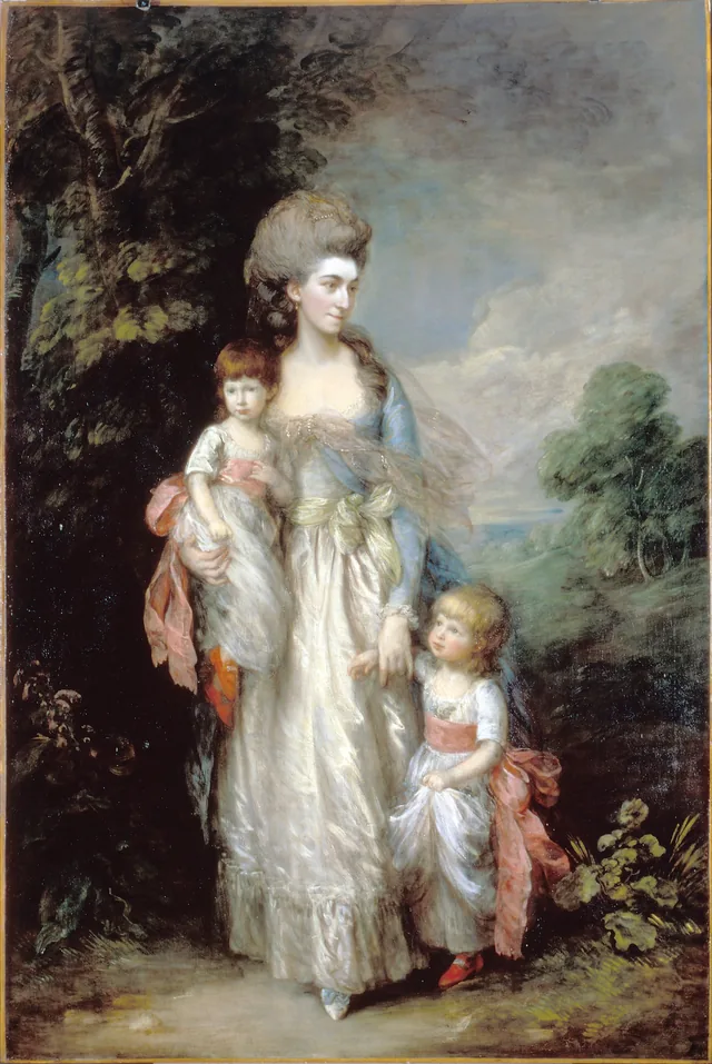 Mrs Elizabeth Moody et ses fils Samuel et Thomas