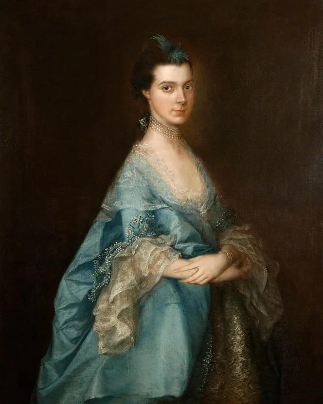 Portrait of a Woman in Blue, Thomas Gainsborough