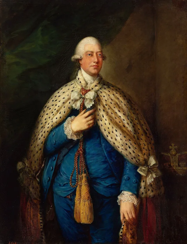 Portrait of George III of the United Kingdom in Parliamentary Robes, Thomas Gainsborough