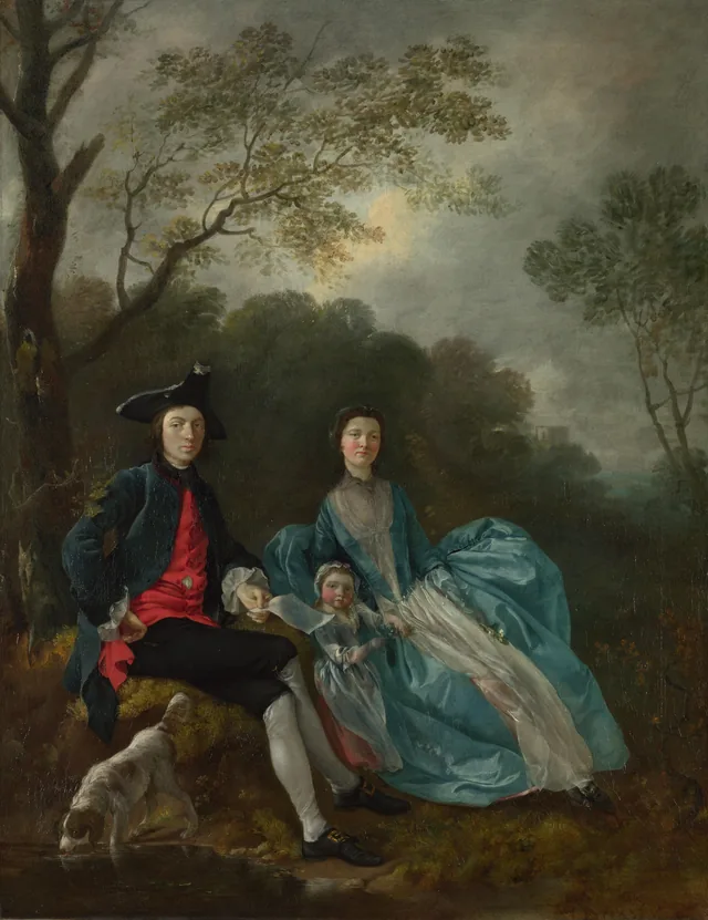Retrato do artista com a esposa e a filha