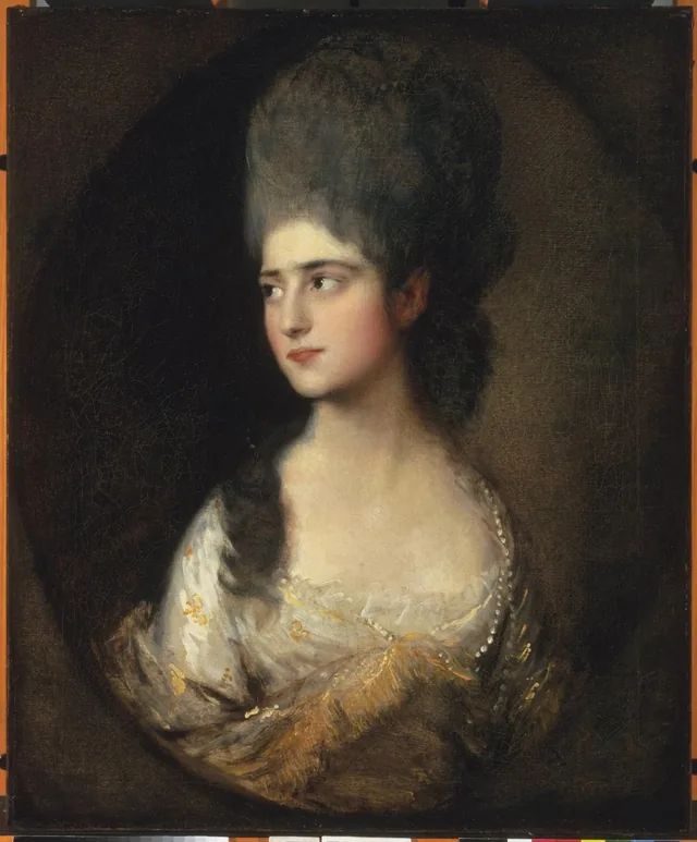 Portrait de Miss Elizabeth Linley (future Mrs Richard Brinsley Sheridan)