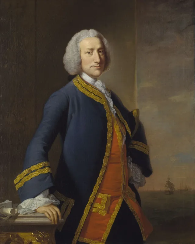 George Anson, 1er baron Anson, amiral de la flotte (1697-1762), Thomas Hudson