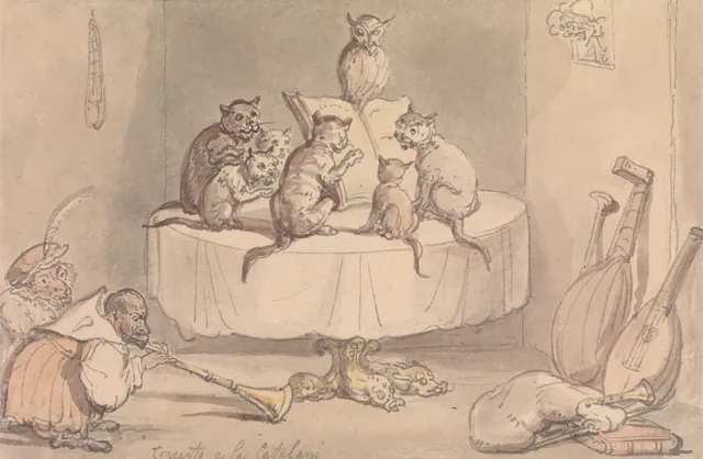 Concerto a la Catalani, Thomas Rowlandson