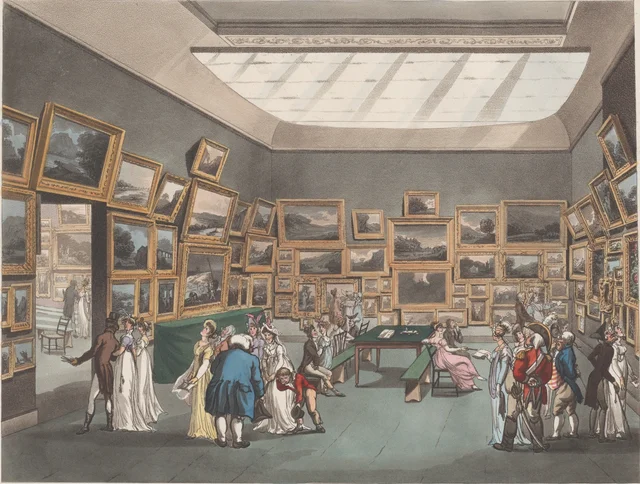 Exposition de dessins à l'aquarelle, Old Bond Street