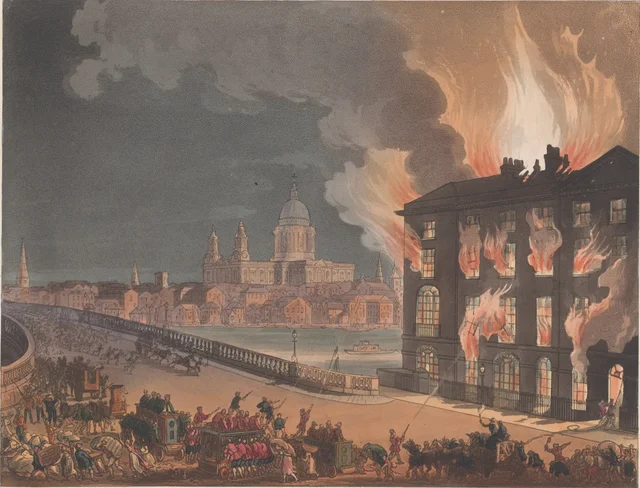 Incendie à Londres